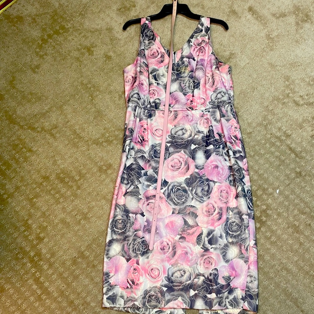 Pink and Grey with a little shimmer Bettie Page Dress